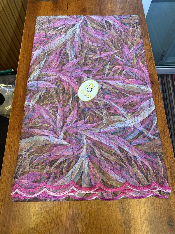 Plain/Printed Swiss Lace
